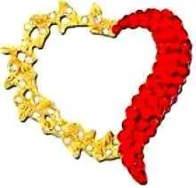 Vintage Valentine's Day Heart Brooch Pin With Rhinestones Ladies Designer Jewelry Love Pins Brooch