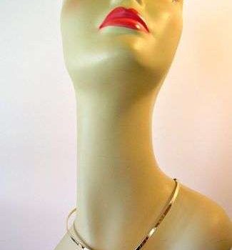 Vintage V Collar Choker Egyptian Necklace, Ladies Designer Fashion Necklaces Jewelry
