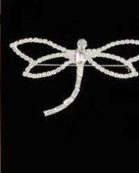 Crystal Diamond Rhinestone Dragonfly Designer Pin Brooch For Women RT