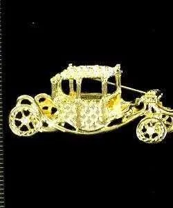 Vintage Rhinestone Antique Style Ford Car Brooch Pin With Rhinestones, Cars Ladies Designer Jewelry