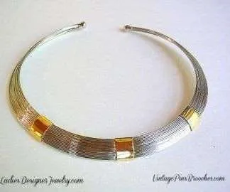 Vintage Collar Choker Egyptian Necklace, Ladies Designer Fashion Necklaces Jewelry